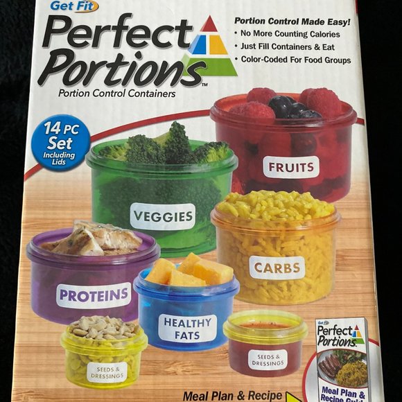 GET FIT Kitchen Nwt Get Fit Perfect Portions Portion Control